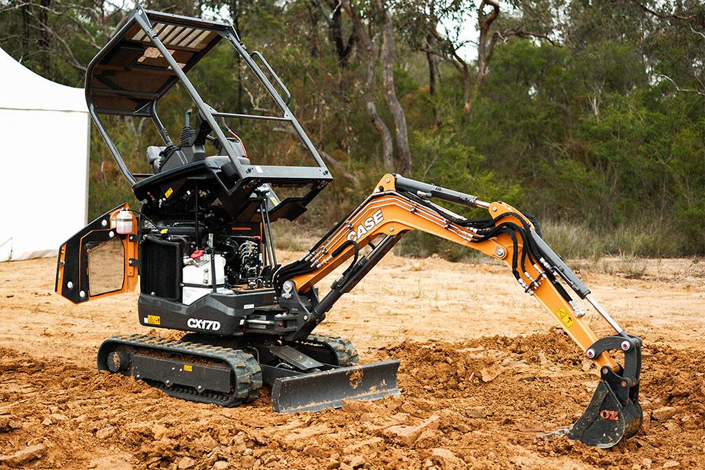 Case Construction - Graafmachines - CX 17 D  - Toepassing