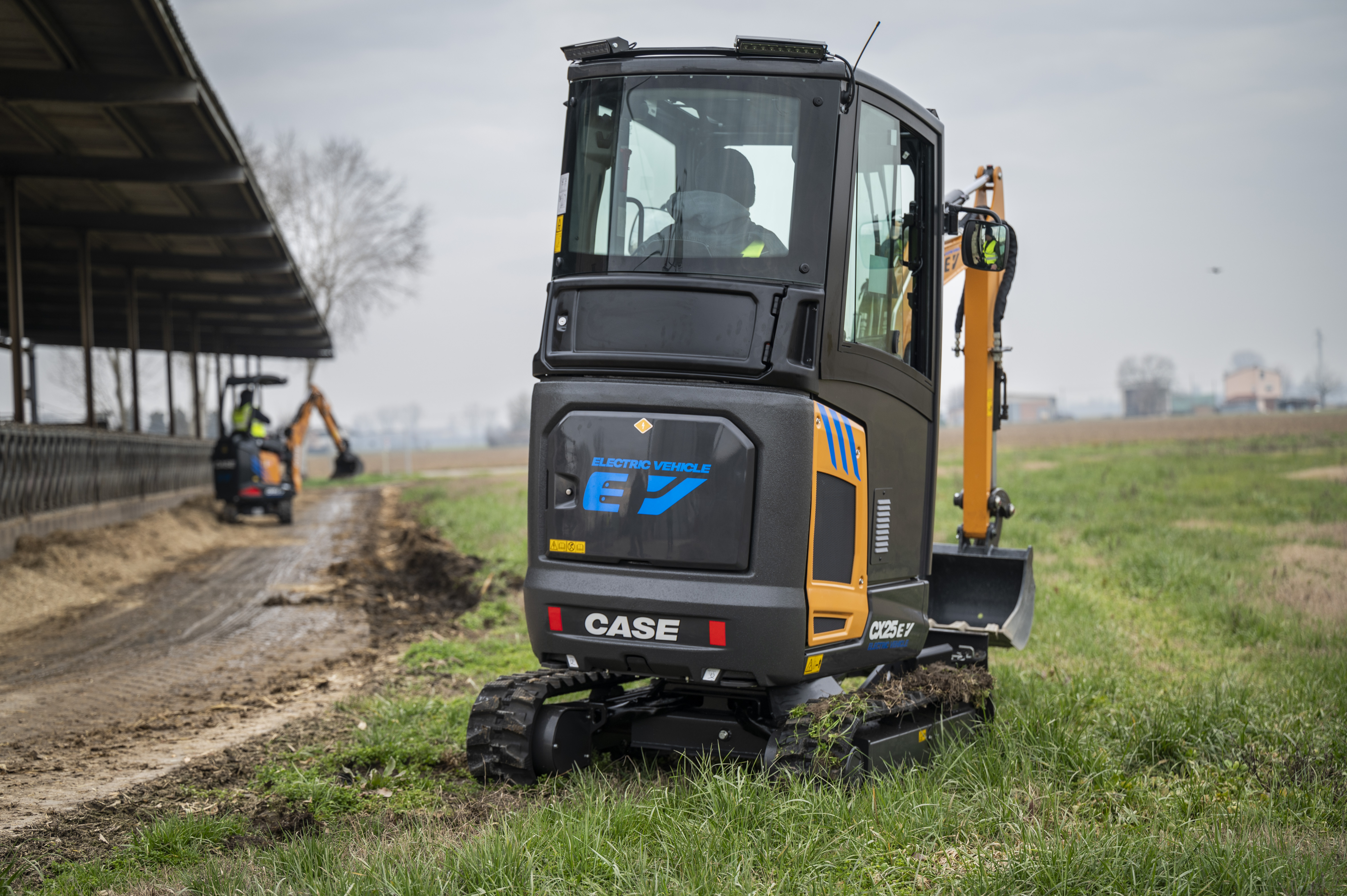 Case Construction - Graafmachines - CX 25 EV - Achterzijde