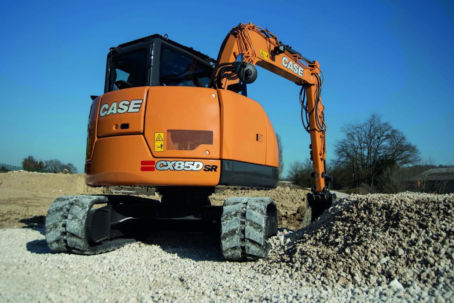 Case Construction - Graafmachines - CX 85 D - Achterzijde