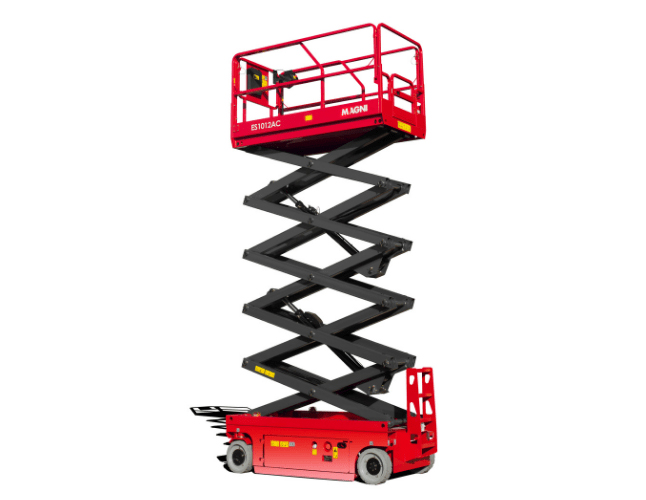 Magni - Hoogwerkers - ES1012AC - Achterzijde