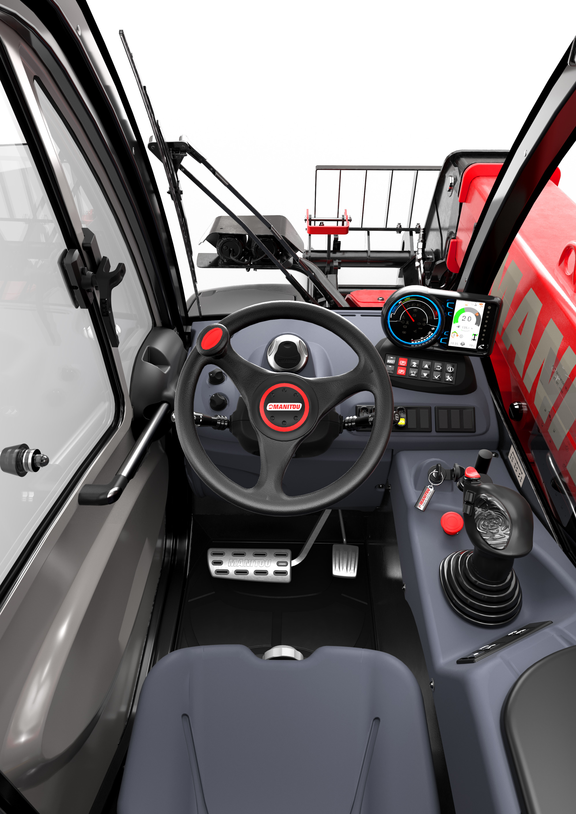 Manitou - Verreikers - MT 625 E 100V S2 - Interieur