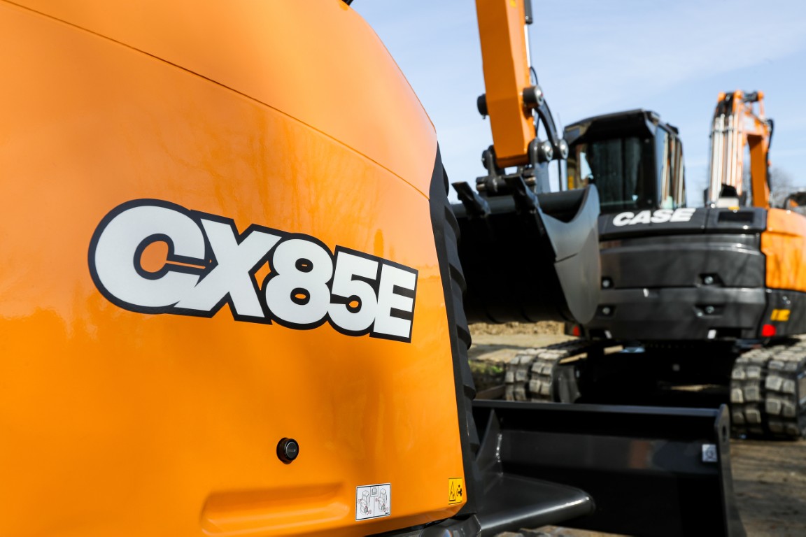Case Construction - Graafmachines - CX 85 E - Achterzijde