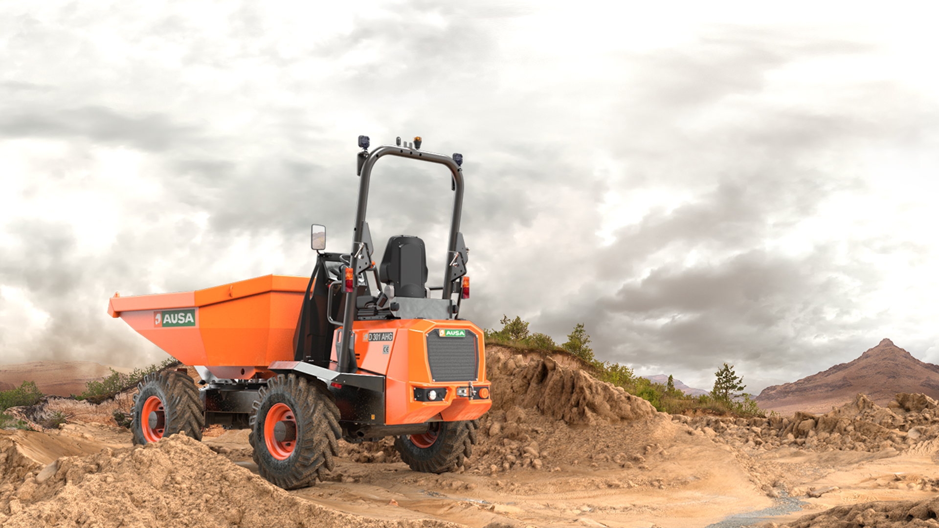 Ausa - Dumpers - D 301 AHG - Achterzijde